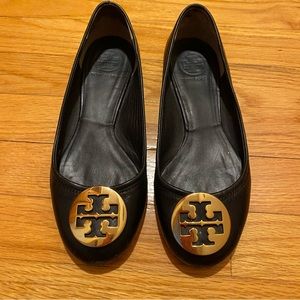 Black Tory Burch Reva Flats